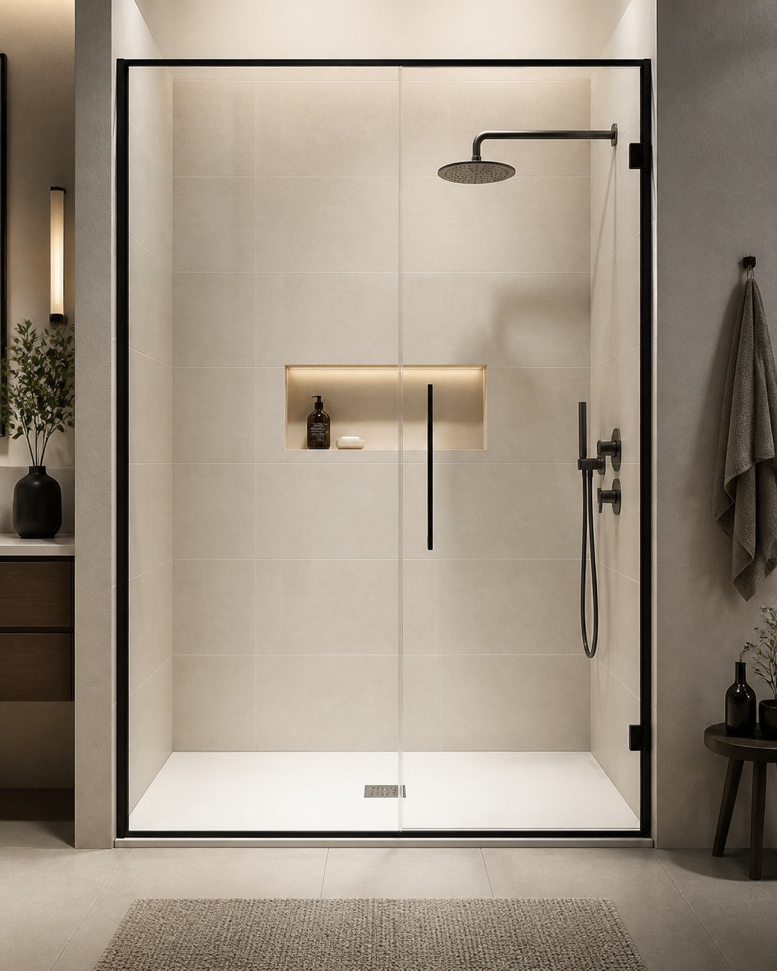 Shower wall panel